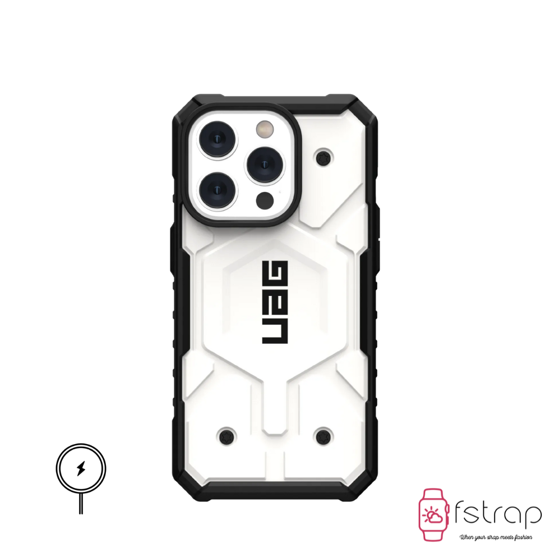 iPhone 14 Pro Max Case UAG - White Pathfinder with Magsafe –