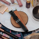 Apple Watch Strap - Black Double Tour (38mm / 40mm II 42mm / 44mm) - Fstrap.id