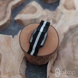 Apple Watch Strap - Black White Strip Milanese (38 mm / 40 mm II 42 mm / 44 mm) - Fstrap.id