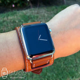 Apple Watch Strap - Brown Cuff (38mm / 40mm II 42mm / 44mm) - Fstrap.id
