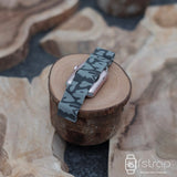 Apple Watch Strap - Gray Camo Milanese (38 mm / 40 mm II 42 mm / 44 mm) - Fstrap.id