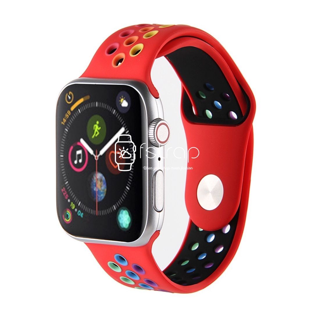 Apple watch nike red best sale