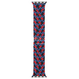 Apple Watch Strap - Red Black Blue Braided Loop (38 mm / 40 mm || 42 mm / 44 mm) - Fstrap.id