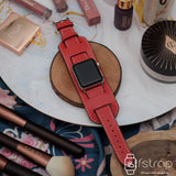 Apple Watch Strap - Red Cuff (38mm / 40mm II 42mm / 44mm) - Fstrap.id