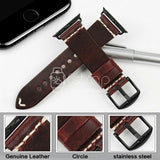 Apple Watch Strap - Red Greasy (38 mm / 40 mm II 42 mm / 44 mm) - Fstrap.id