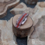 Apple Watch Strap - Rose Red Strip Milanese (38 mm / 40 mm II 42 mm / 44 mm) - Fstrap.id