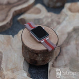 Apple Watch Strap - Rose Red Strip Milanese (38 mm / 40 mm II 42 mm / 44 mm) - Fstrap.id