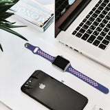 Apple Watch Strap - Slim Blue Pink (38 mm / 40 mm || 42 mm / 44 mm) - Fstrap.id