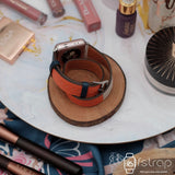 Apple Watch Strap - White Blue Double Tour (38mm / 40mm II 42mm / 44mm) - Fstrap.id