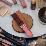 Apple Watch Strap - Wine Rose Double Tour (38mm / 40mm II 42mm / 44mm) - Fstrap.id