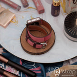 Apple Watch Strap - Wine Rose Double Tour (38mm / 40mm II 42mm / 44mm) - Fstrap.id