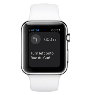 Cara berhenti melihat Peta saat menggunakan petunjuk langkah Apple Watch di watchOS 5