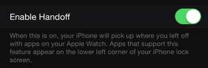 Cara mengaktifkan atau menonaktifkan Handoff di Apple Watch