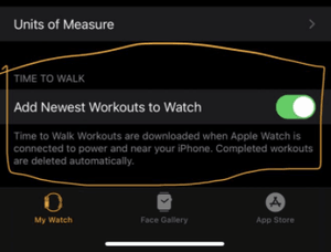 Latihan berjalan audio terpandu mungkin segera hadir di Apple Watch