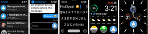 Nanogram : Gunakan Telegram di Apple Watch Anda tanpa iPhone