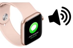 Sesuaikan suara dan getaran pemberitahuan Apple Watch dengan Suara Menonton