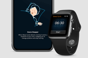 Sleep Cycle menilai Anda secara diam-diam melalui Apple Watch Taptic Engine saat Anda mendengkur