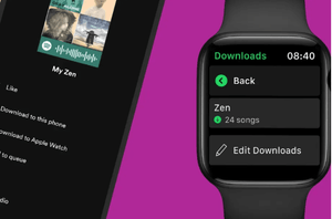 Spotify untuk Apple Watch sekarang memungkinkan Anda mengunduh musik dan podcast untuk didengarkan secara offline