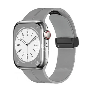 Apple Watch Strap - Dark Grey Magnetic Silicone (38 mm / 40 mm / 41 mm || 42 mm / 44 mm / 45 mm / 49 mm)