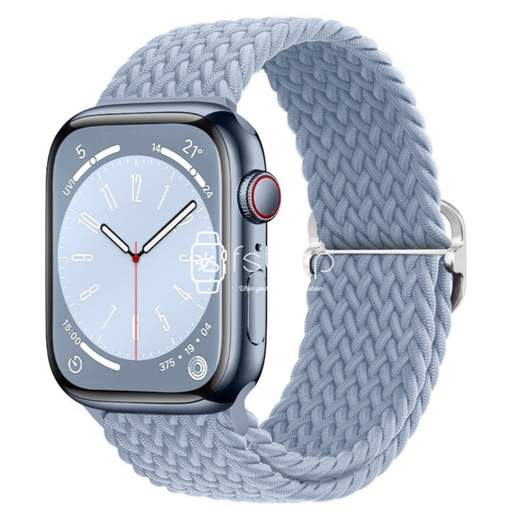 Apple Watch Strap - Sky Braided Belt (38 mm / 40 mm / 41 mm || 42 mm / 44 mm / 45 mm / 49 mm)