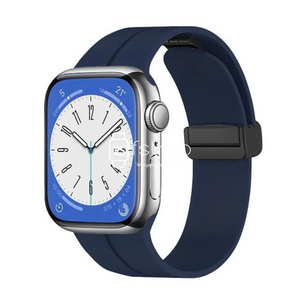 Apple Watch Strap - Navy Magnetic Silicone (38 mm / 40 mm / 41 mm || 42 mm / 44 mm / 45 mm / 49 mm)