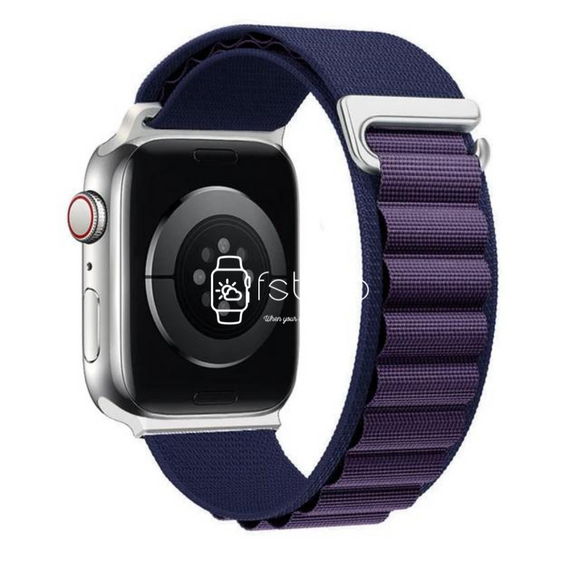 Apple Watch Strap - Midnight Purple Alpine Loop (38 mm / 40 mm / 41 mm || 42 mm / 44 mm / 45 mm / 49 mm)