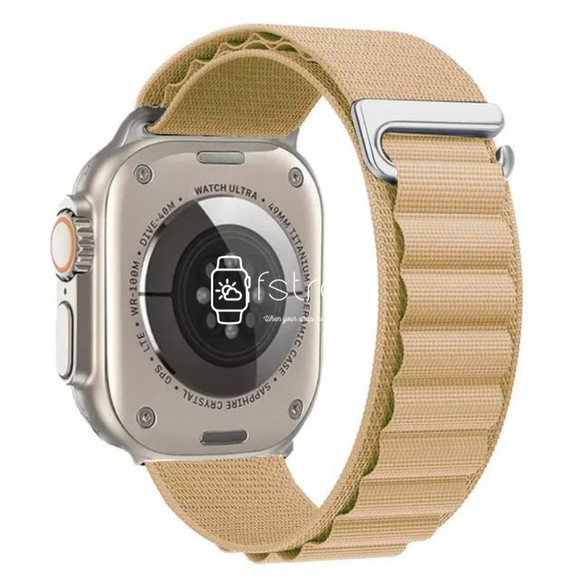 Apple Watch Strap - Walnut Alpine Loop (38 mm / 40 mm / 41 mm || 42 mm / 44 mm / 45 mm / 49 mm)