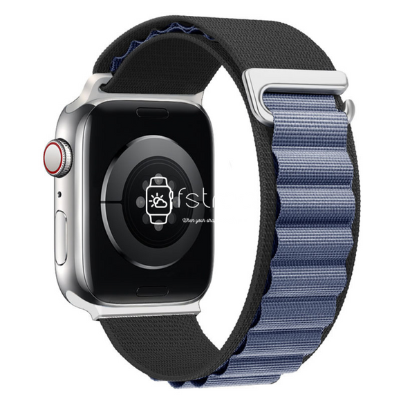 Apple Watch Strap - Black Berry Alpine Loop (38 mm / 40 mm / 41 mm || 42 mm / 44 mm / 45 mm / 49 mm)
