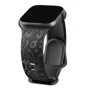 Apple Watch Strap - Black Engraved (38 mm / 40 mm / 41 mm / 42 mm (S10) || 42 mm / 44 mm / 45 mm / 46 mm / 49 mm)