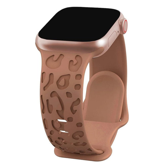 Apple Watch Strap - Brown Engraved (38 mm / 40 mm / 41 mm / 42 mm (S10) || 42 mm / 44 mm / 45 mm / 46 mm / 49 mm)