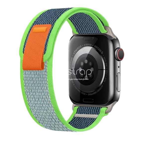 Apple Watch Strap - Green Blue Trail Loop (38 mm / 40 mm / 41 mm || 42 mm / 44 mm / 45 mm / 49 mm)