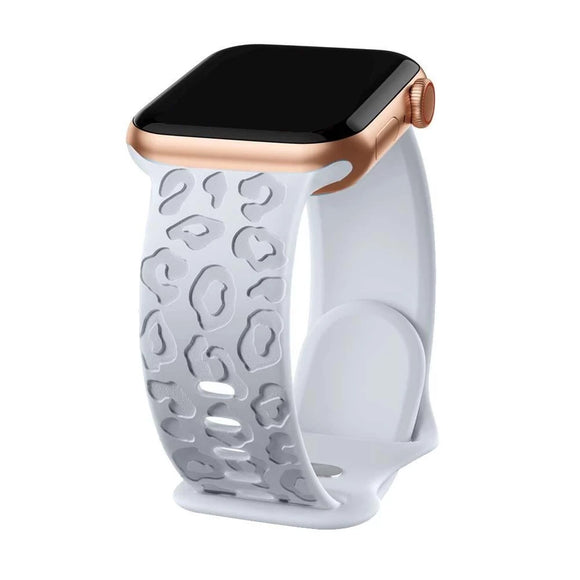 Apple Watch Strap - Grey Engraved (38 mm / 40 mm / 41 mm / 42 mm (S10) || 42 mm / 44 mm / 45 mm / 46 mm / 49 mm)