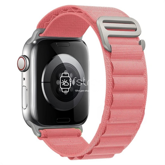 Apple Watch Strap - Hot Pink Alpine Loop (38 mm / 40 mm / 41 mm || 42 mm / 44 mm / 45 mm / 49 mm)
