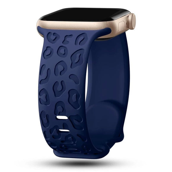 Apple Watch Strap - Navy Engraved (38 mm / 40 mm / 41 mm / 42 mm (S10) || 42 mm / 44 mm / 45 mm / 46 mm / 49 mm)