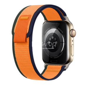 Apple Watch Strap - Navy Orange Trail Loop (38 mm / 40 mm / 41 mm || 42 mm / 44 mm / 45 mm / 49 mm)