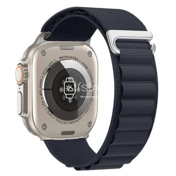 Apple Watch Strap - Obsidian Alpine Loop (38 mm / 40 mm / 41 mm || 42 mm / 44 mm / 45 mm / 49 mm)