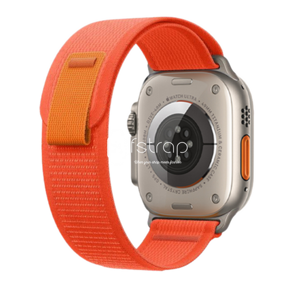 Apple Watch Strap - Orange Trail Loop (38 mm / 40 mm / 41 mm || 42 mm / 44 mm / 45 mm / 49 mm)