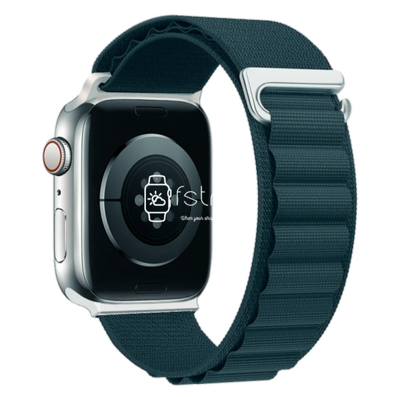 Apple Watch Strap - Pine Green Alpine Loop (38 mm / 40 mm / 41 mm || 42 mm / 44 mm / 45 mm / 49 mm)