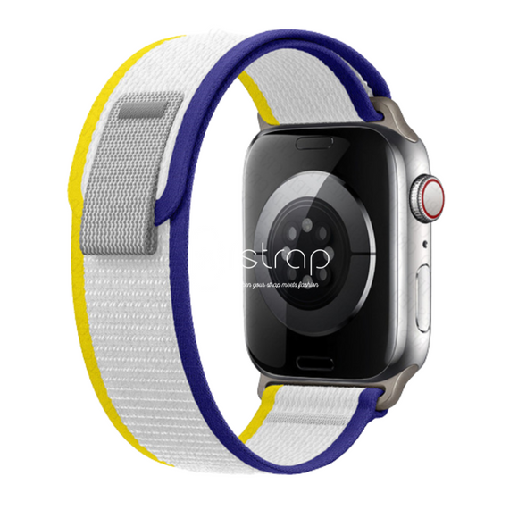 Apple Watch Strap - Purple White Trail Loop (38 mm / 40 mm / 41 mm || 42 mm / 44 mm / 45 mm / 49 mm)