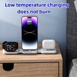 Magnetic Wireless Charger 3 in 1 Charging Station for Multiple Apple Devices for Watch iPhone 14 13 12 Pro Max Plus & Airpod