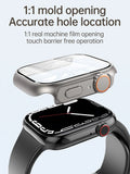 Glass+Case For Apple Watch Series 10 46mm 42mm Screen Protector Cover Change To Ultra Bumper Case Full Cover iWatch S10 42 46 mm