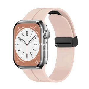 Apple Watch Strap - Pink Sand Magnetic Silicone (38 mm / 40 mm / 41 mm || 42 mm / 44 mm / 45 mm / 49 mm)