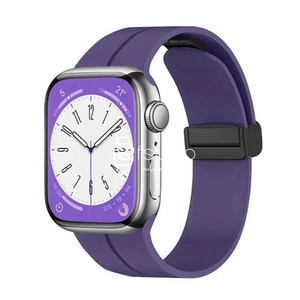 Apple Watch Strap - Purple Magnetic Silicone (38 mm / 40 mm / 41 mm || 42 mm / 44 mm / 45 mm / 49 mm)