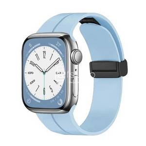 Apple Watch Strap - Turquoise Magnetic Silicone (38 mm / 40 mm / 41 mm || 42 mm / 44 mm / 45 mm / 49 mm)