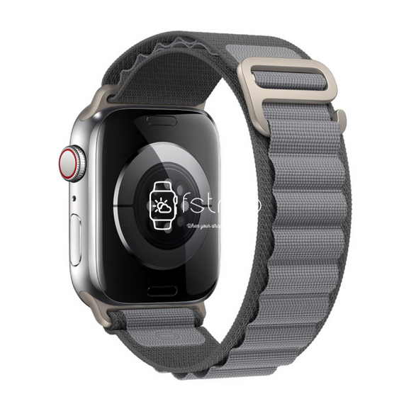 Apple Watch Strap - Dark Grey Alpine Loop (38 mm / 40 mm / 41 mm || 42 mm / 44 mm / 45 mm / 49 mm)