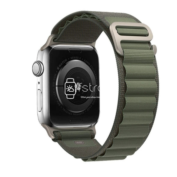 Apple Watch Strap - Green Alpine Loop (38 mm / 40 mm / 41 mm || 42 mm / 44 mm / 45 mm / 49 mm)