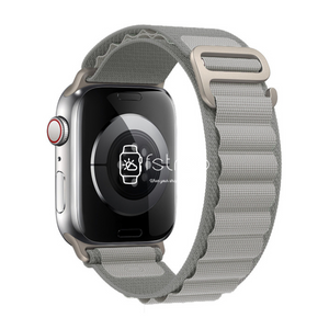 Apple Watch Strap - Light Grey Alpine Loop (38 mm / 40 mm / 41 mm || 42 mm / 44 mm / 45 mm / 49 mm)