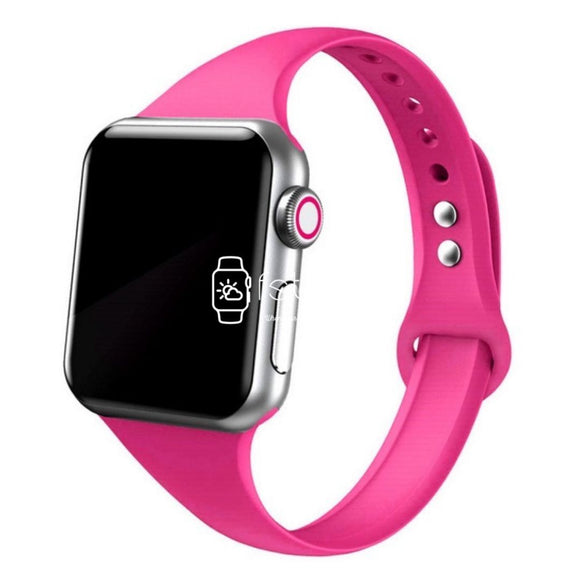 Apple Watch Strap - Barbie Pink Slim (38 mm / 40 mm || 42 mm / 44 mm) - Fstrap.id