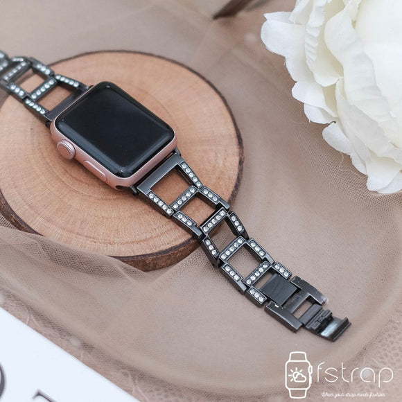 Apple Watch Strap - Black Diamond 3 (38 mm / 40 mm II 42 mm / 44 mm) - Fstrap.id