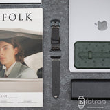 Apple Watch Strap - Black Greasy (38 mm / 40 mm II 42 mm / 44 mm) - Fstrap.id